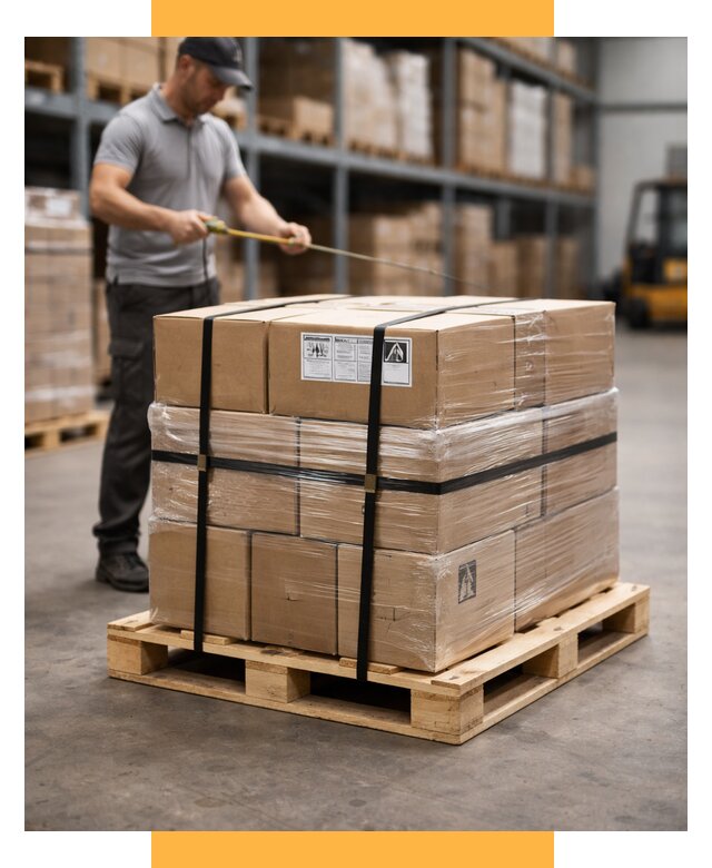 Упаковка и паллетирование грузов от 3538 р. | СетСервис-Мкп