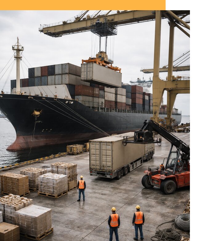 Морские перевозки из Индии: доставка FCL/LCL, таможня от 121308