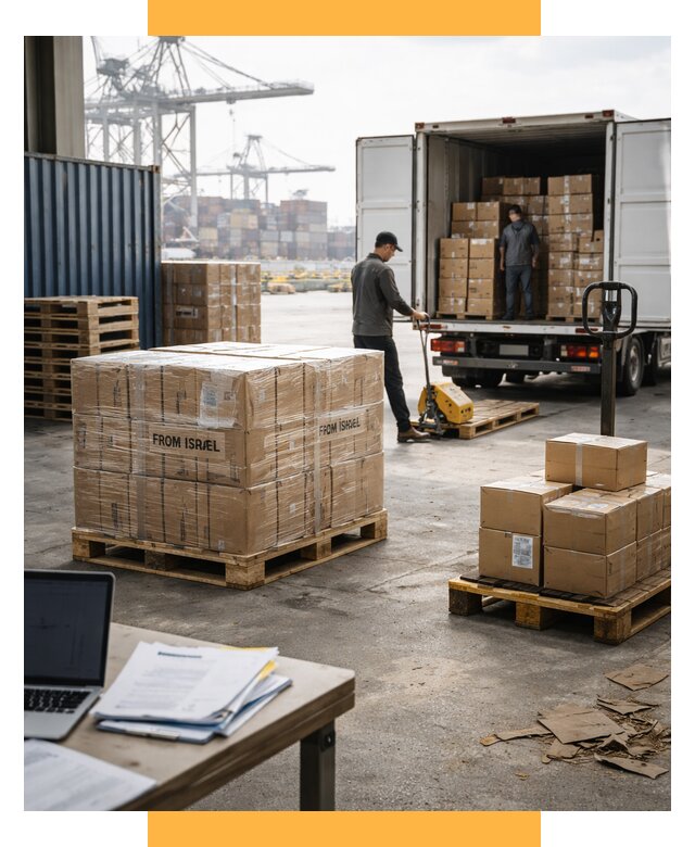 Доставка грузов из Израиля от 15164 р., логистика от СетСервис-Мкп