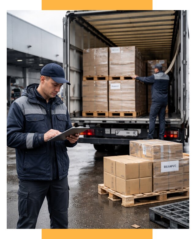 Доставка грузов из Беларуси от 15164 р. логистика СетСервис-Мкп