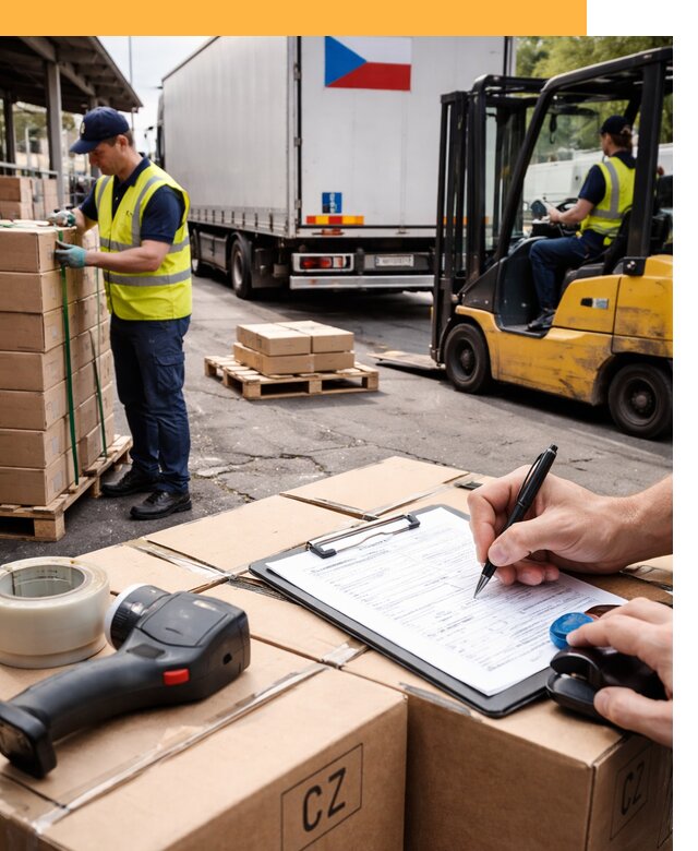 Доставка грузов в Чехию от 35382 руб, международные перевозки