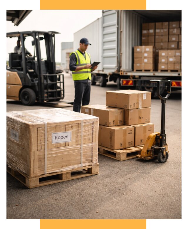 Доставка грузов в Корею из России от 35382 р. | СетСервис-Мкп