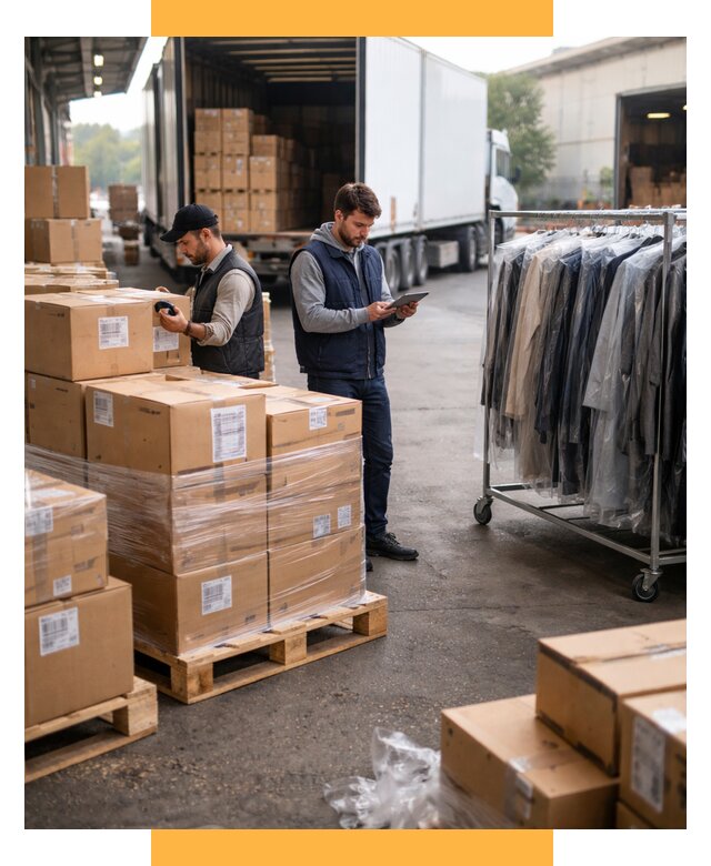 Перевозка и доставка одежды из Китая от 7582 р., СетСервис-Мкп