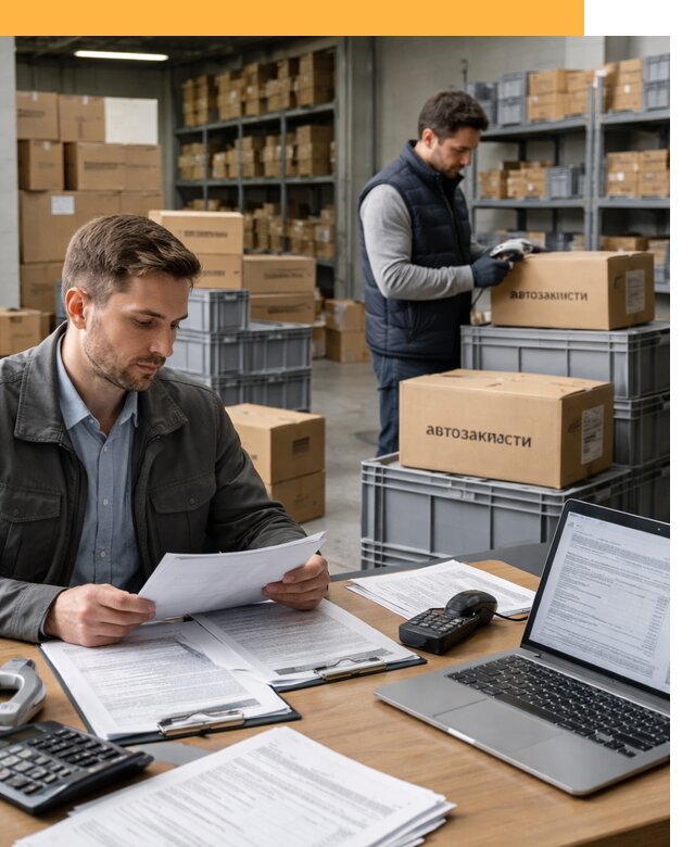 Таможенное оформление автозапчастей по выгодным тарифам от 8593