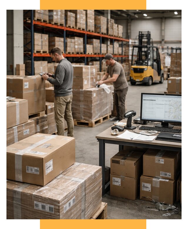 Склад консолидации в Европе от 6571 р., услуги СетСервис-Мкп